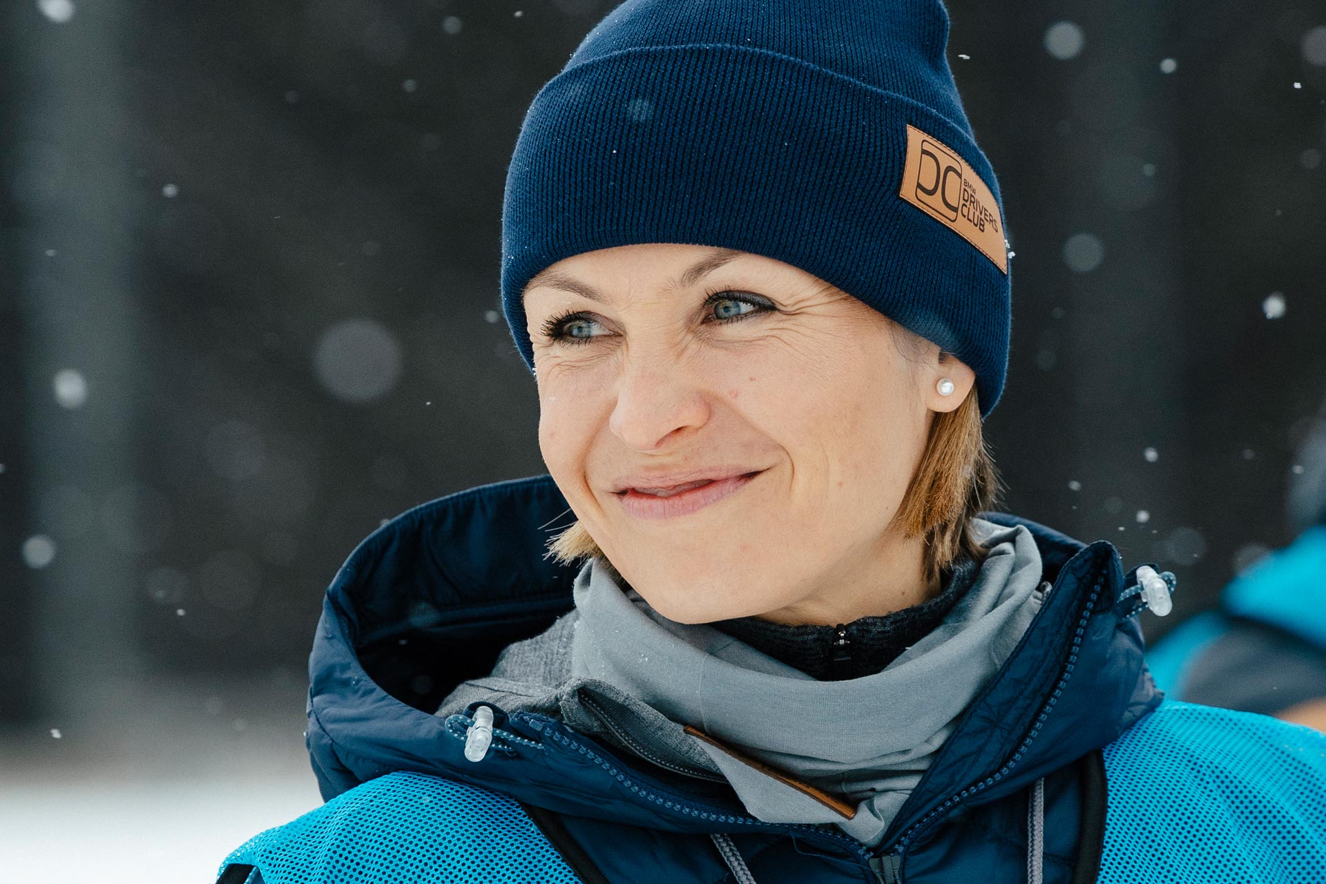Magdalena Neuner Champ Winterportrait Fokus