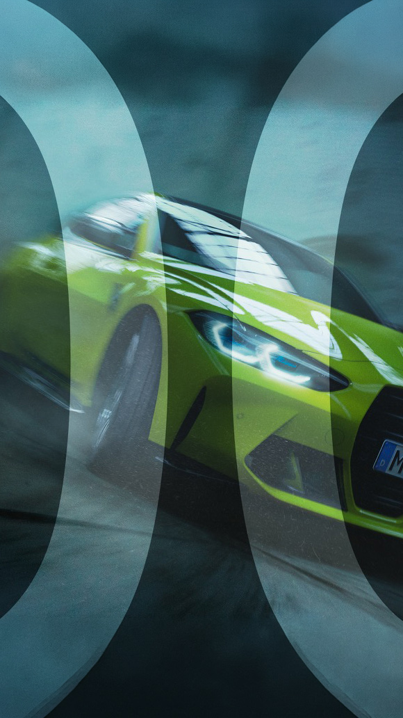 DC Kontakt - Logo Anschnitt mit BMW M im Hintergrund